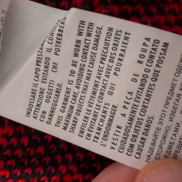 Authentic Gucci Red And Black Bat Cardigan Button Up Size M 🦇 - Picture 6 of 11